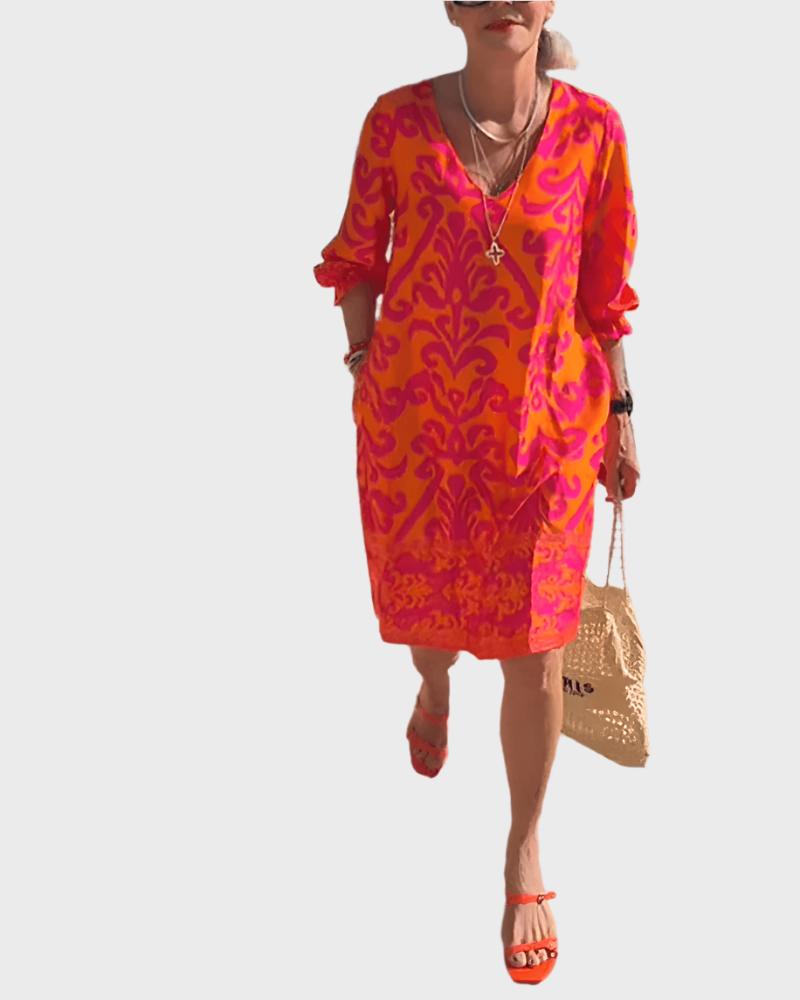 Μίντι Φλοράλ Φόρεμα