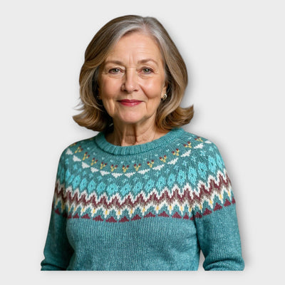 Πουλόβερ με Μοντέρνο Σχέδιο 