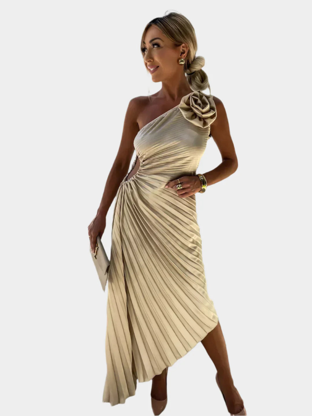 Φλοράλ Φόρεμα με Νότες Ρομαντισμού