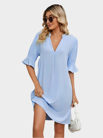 Άνετο Πλισέ Φόρεμα