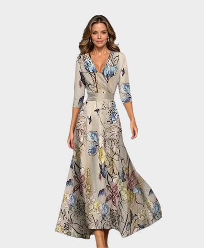 Μίντι Φόρεμα με Ψηλή Μέση και Χαλαρή Εφαρμογή