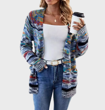 Πολύχρωμο Πλεκτό Γιλέκο