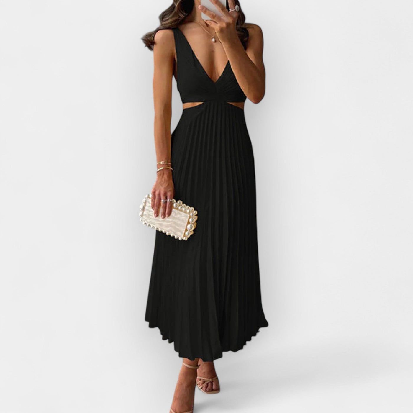 Μίντι Φόρεμα από Σατέν