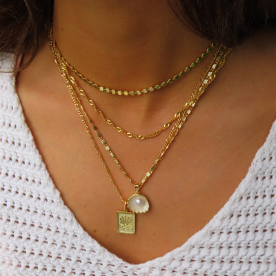 Κολιέ με Σχέδιο Κοχυλιού 