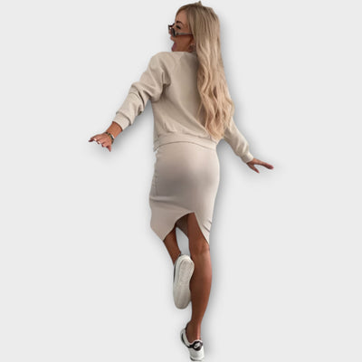 Σετ 2 Τεμαχίων με Φόρεμα &amp; Σακάκι