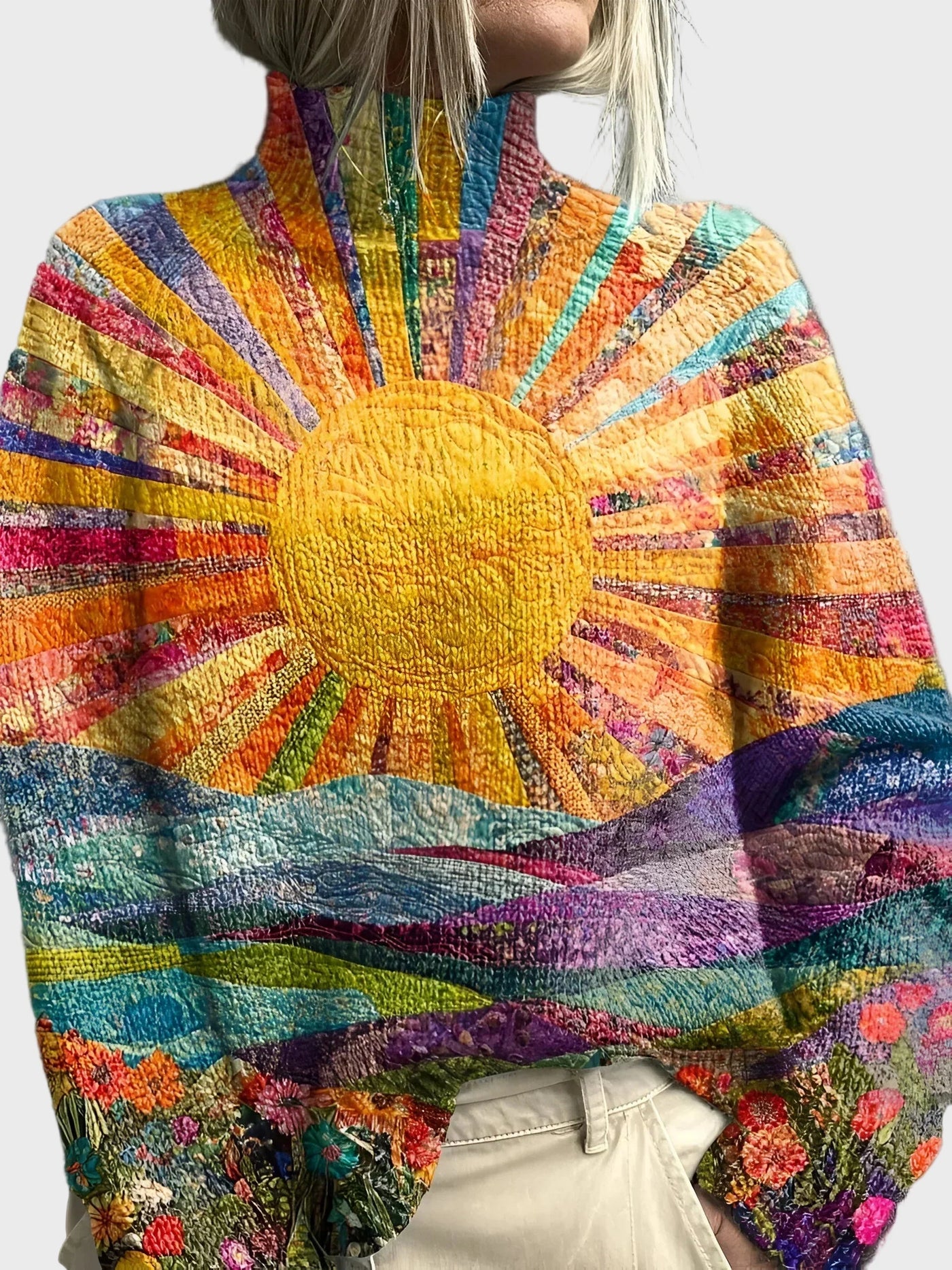 Πλεκτό Ζιβάγκο με Μοναδικό Σχέδιο