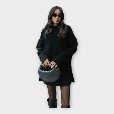 Σετ Πλεκτής Μπλούζας και Φούστας με Μοντέρνα Γραμμή