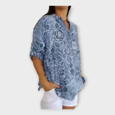 Κομψή Μπλούζα με Σχέδιο