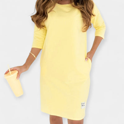 Καθημερινό Φόρεμα με Λειτουργικές Τσέπες