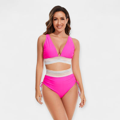 Ψηλόμεσο Μπικίνι με Ενίσχυση