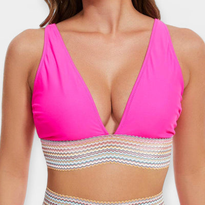 Ψηλόμεσο Μπικίνι με Ενίσχυση