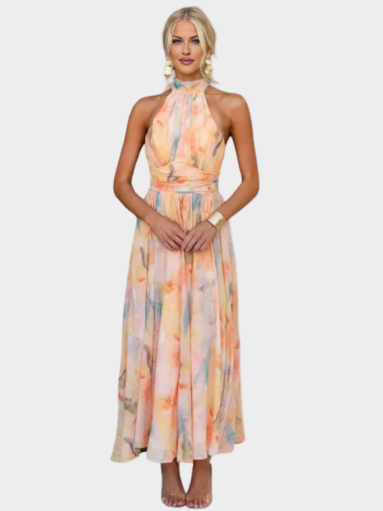 Μίντι Φόρεμα με Λουλούδια και Ρομαντική Αίσθηση